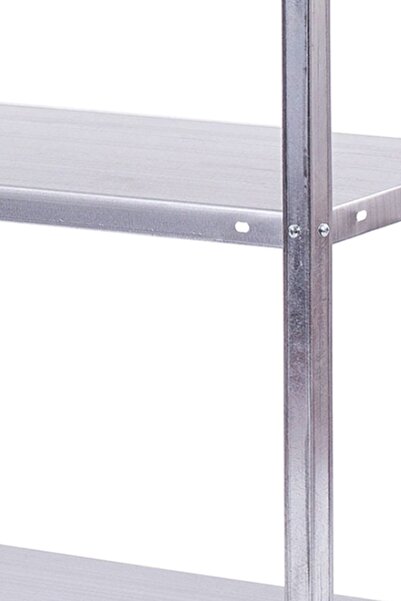 Binbirreyon Galvanizli Metal Raf Sistemi 4 Raflı 70x30x140cm 160kg Bd102
