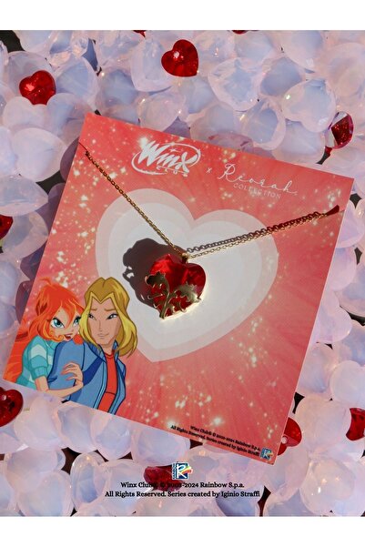 Reorah Collection Winx Club® Pendant Of Eraklyon Kolye 925 Ayar Gümüş-altın Kaplama