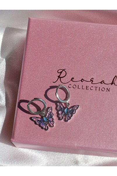 Reorah Collection Fairytopia Elina Kelebek Küpe 925 Gümüş-gümüş Kaplama