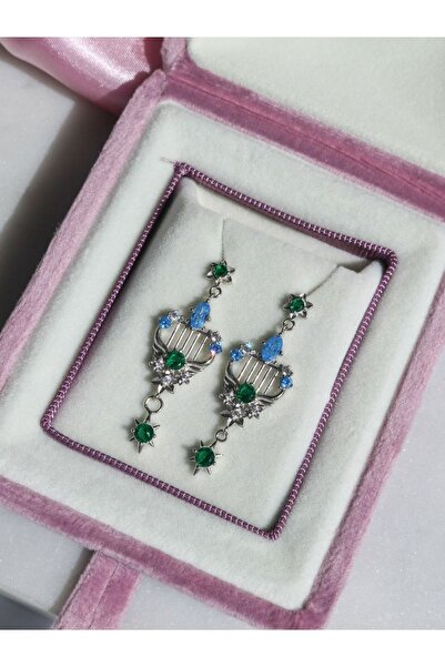 Reorah Collection Genshin Impact Venti 925 Gümüş Küpe-gümüş Kaplama