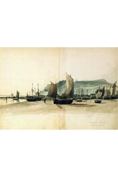 Tablosan Pictură pe pânză cu barci cu vele în acuarelă 30x40 Cm Kb27150 30x40 Cm