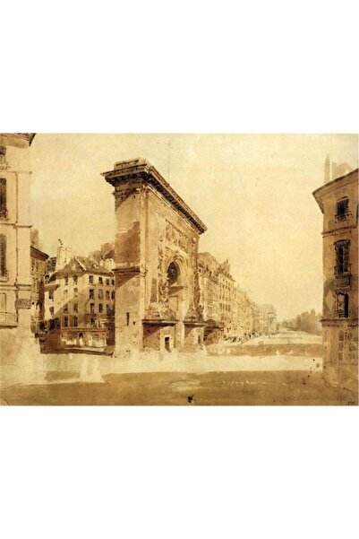 Tablosan Pictură pe pânză castel în acuarelă 20x30 Cm Kb27029 20x30 Cm