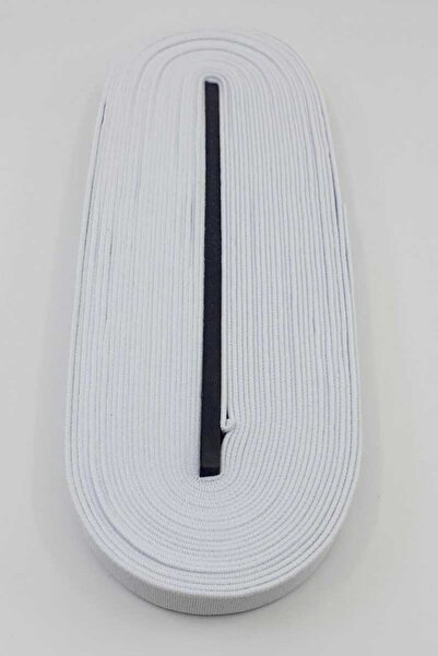 Tek-İş Lastik Paça Lastiği 1.5 Cm 10 mt Beyaz Std