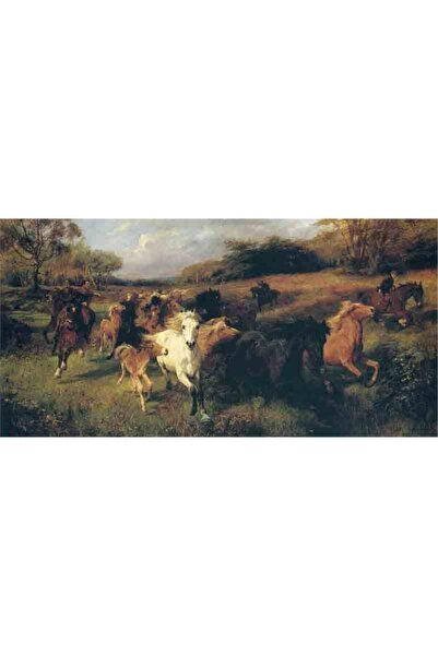 Tablosan Lucy Kemp Welch Pictură pe pânză 20x40 Cm Kb22192 20x40 Cm