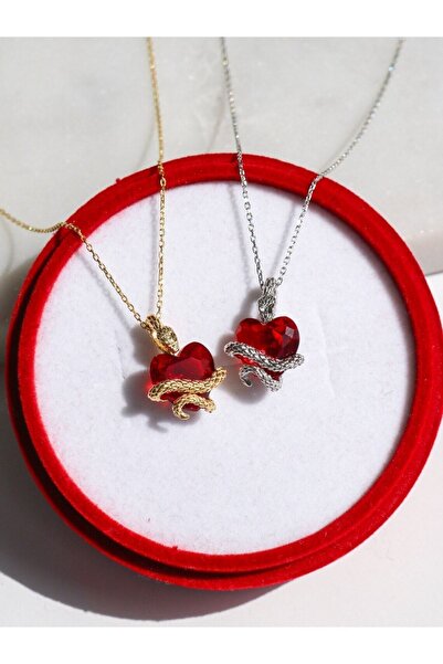 Reorah Collection Dangerous Heart Kolye 925 Gümüş-gümüş Kaplama