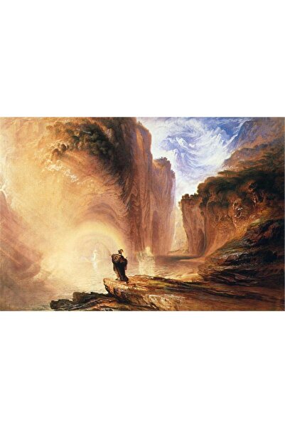 Tablosan Pictură în acuarelă abstractă pe pânză Canyon 30x40 Cm Kb27117 30x40 Cm