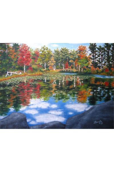 Tablosan Pictură pe pânză lac 20x30 Cm Kb17109 20x30 Cm