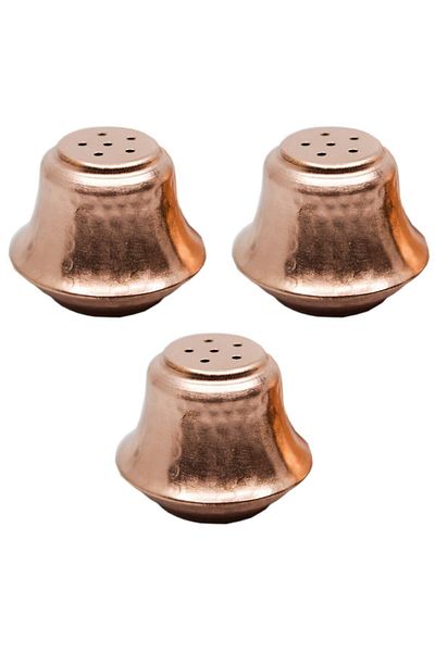 ANTEPSEPETİ Copper Salt Shakers Set of 3