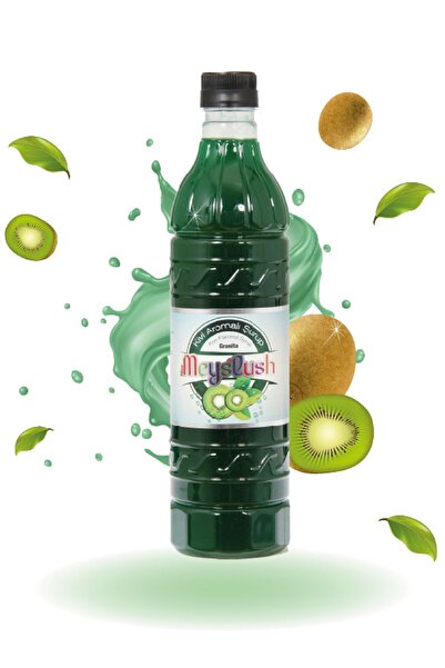1 Lt X 12 Adet Kivi Aromalı Buzlaş Tozu Alternatifi, Karlama Şurubu (%100 Şeker.)