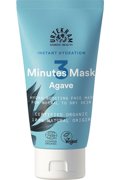 Urtekram Instant Moisturizing Mask Containing Agave (Dry and Normal Skin) - 75 Ml