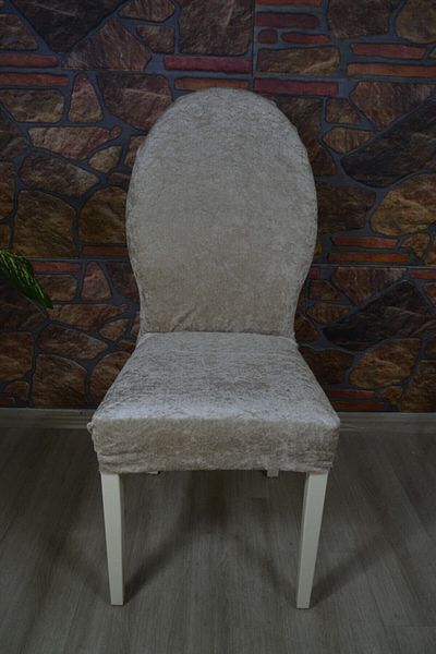 kılıfteks Απλό Οβάλ Κάλυμμα Καρέκλας 45x60