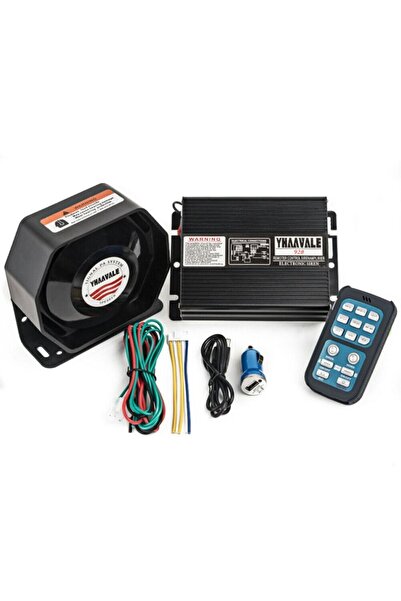 C9 Profesyonel Mikrofonlu Kumandalı Metal Ince Siren 200w