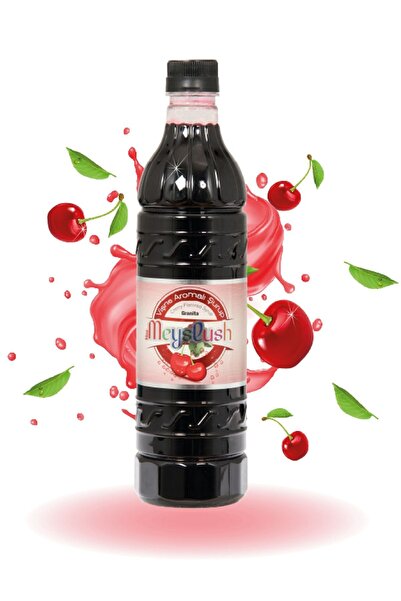Meyslush 1 Lt X 12 Adet Vişne Aromalı Buzlaş Tozu, Karlama Şurubu (%100 Şeker.)