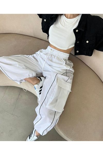 DENİKK Y2k Unisex Parachute Cargo Pants - Άνετο και κομψό σχέδιο