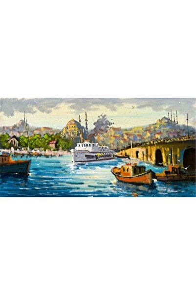 Tablosan Pictură pe pânză Moscheea din Istanbul 20x40 Cm Kb16228 20x40 Cm