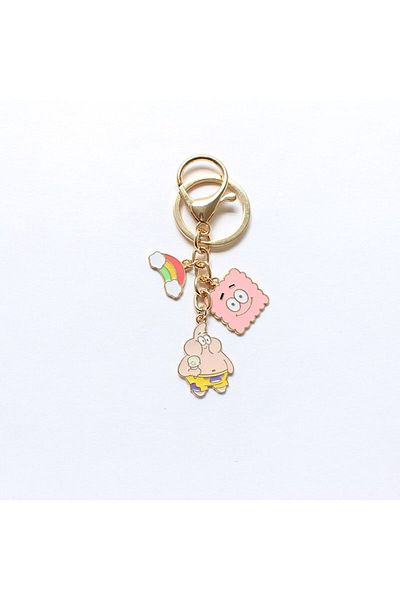 Miniminti Patrick and SpongeBob Charm Keychain