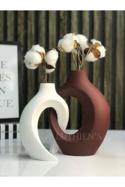 Luthien Modern Design Lover Ivy Vase Set - Trinket