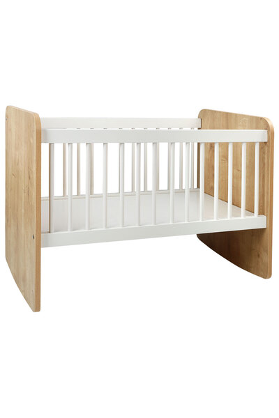 Babi Baby Pratik Sallanır Mini Ahşap Beşik 50x90 Cm