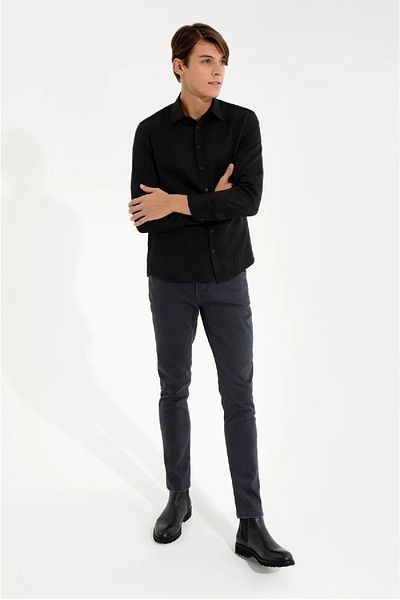 Pierre Cardin Τζιν παντελόνι Anthracite Slim Fit
