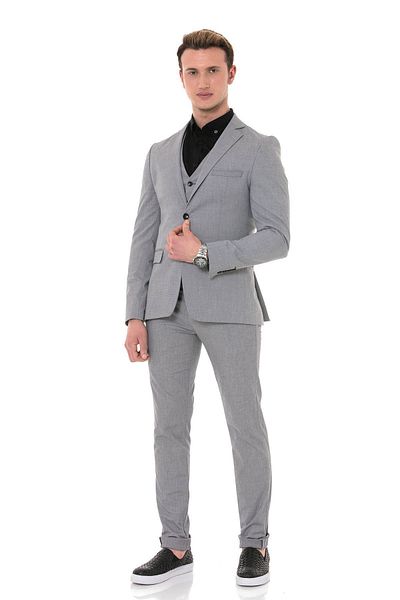 ACTUAL Gray Men's Suit - 1554 Model