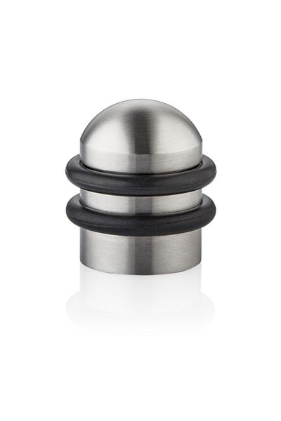 CANEX Floor Door Buffer Rubber (oval) Aluminum ()