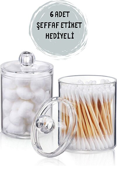 Böğürtlen Home 2li Kristal Banyo Düzenleyicisi Kulak Pamuğu Pamukluk Diş Ipi ...