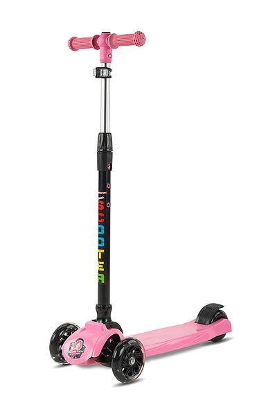 BabyHope Jy-h01 Lighted Power Scooter Pink