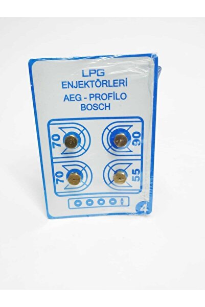 Universal Aeg Profilo Bosch Ocak Lpg Enjektör Takımı 4'lü Set 7 Lik