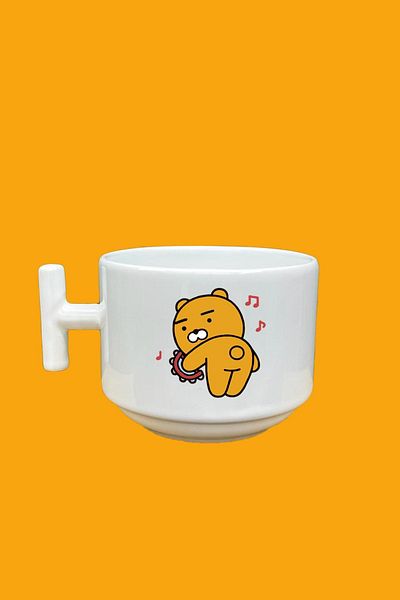 UUR STORE Dancing Teddy Bear Printed T Mug Cup