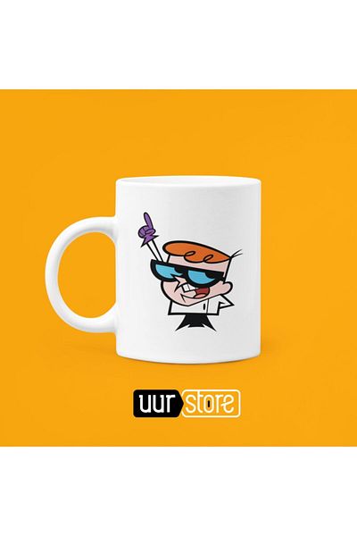UUR STORE كوب بورسلين بطبعات ديكستر سعة 330 مل