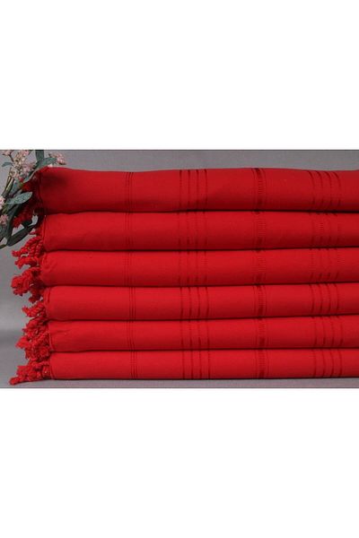 Kayra Export بيشتيمال أحمر 100x180 سم قطن بيشتيمال