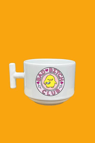 UUR STORE Bad Bitch Club Printed T Mug