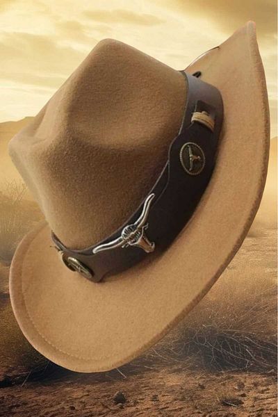 Tezzgelsin Unisex Καουμπόικο καπέλο Fedora Καπέλο καουμπόη Καπέλο καουμπόη