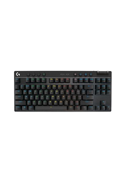 logitech G PRO X TKL LIGHTSPEED Wireless Gaming Keyboard, Tactile Switches (GX Brown) - Black
