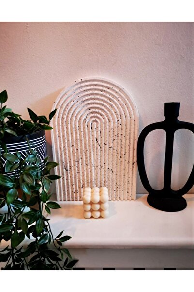 Orange Atelier Arch Large Concrete Decorative Presentation and Service Tray