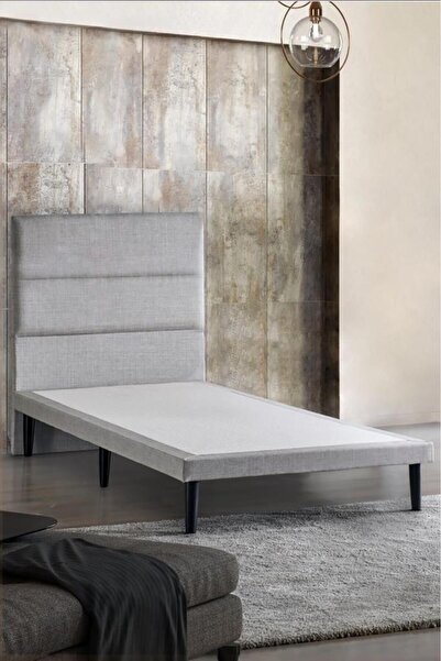 Niron Yatak Niron Slim Baza Ve Başlık Takımı - Tek Kişilik Kumaş Kaplı Metal ...