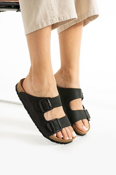 Uniqueqoop Παντόφλες Unisex από γνήσιο φελλό από δέρμα μοσχαριού