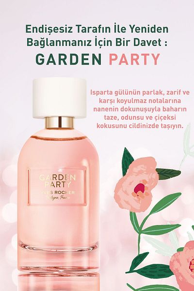 Yves Rocher Natural Edp-Pleines Garden Party - 100ml + Isana Roll on