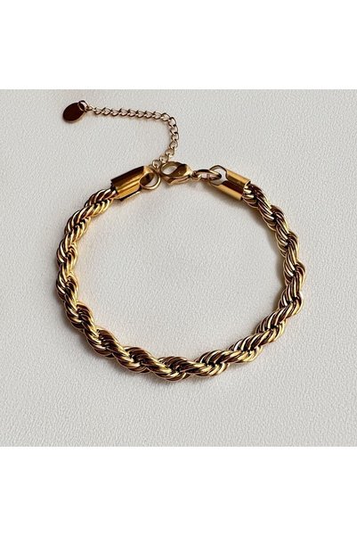 Okko Store Steel Stud Chain Bracelet