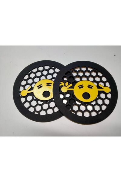 Rakkun Tasarım Mdf 16 Cm Oto Midrange Kapağı 1 Çift (2 ADET 16 CM)