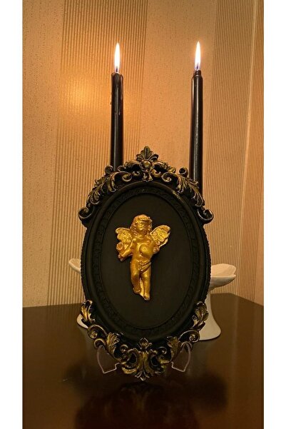 busraconcept Melekli Masa Duvar Çerçeveli Tablo