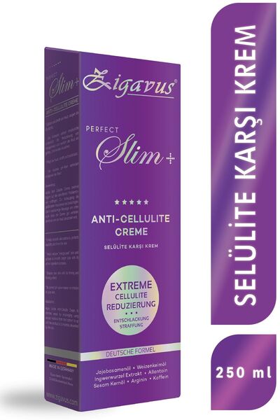 Zigavus Anti Selülit Krem 250 ml - ve Sıkılaştırıcı Etki & Çatlak Önleyici  8...