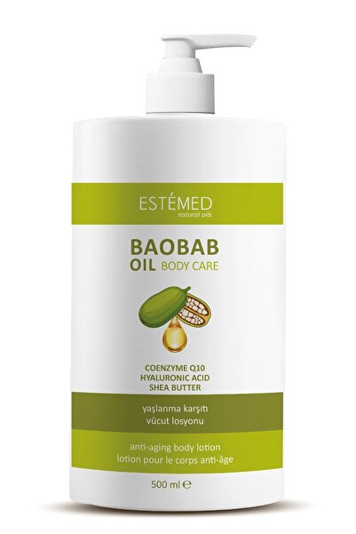 ESTEMED 500 مل لوشن مرطب للجسم مضاد للشيخوخة من باوباب - لوشن للجسم مضاد للشي...