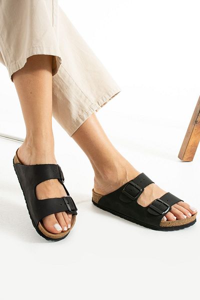 Uniqueqoop Παντόφλες Unisex από γνήσιο φελλό από δέρμα μοσχαριού