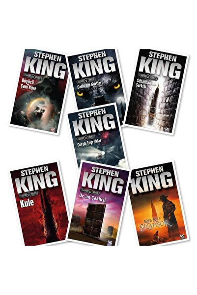 Altın Kitaplar Kara Kule Serisi (7 Kitap) - Stephen King CAPRİCE TÜKENMEZ KALEM HEDİYE