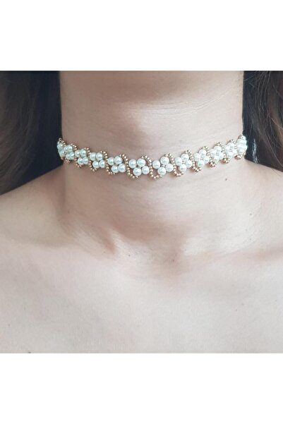 Handmade By HLY Handmade Pearl Set (Earrings&Bracelet&Necklace)