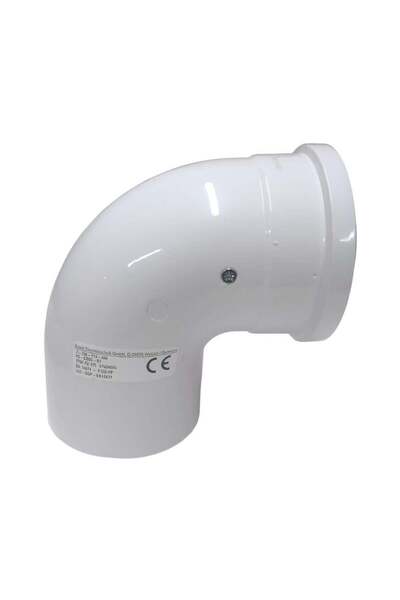 Buderus Yoğuşmalı Ilave Baca 90 Derece Dirsek