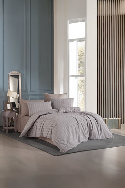 ÇETTEX Комплект двойни пликчета за завивки от органичен лен