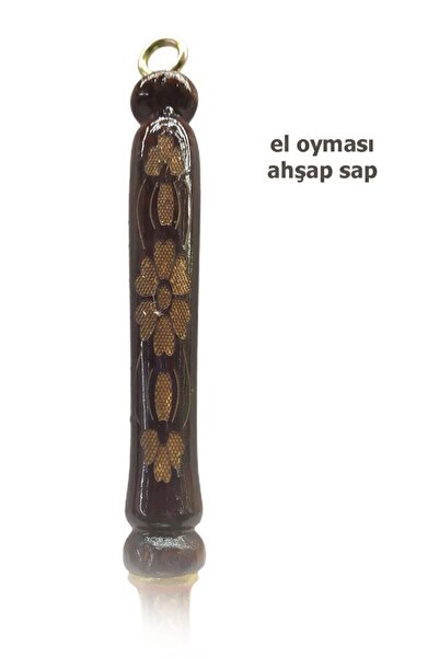 Batur Ticaret Özel Erzincan El Işlemeli Orta Boy Bakır Cezve Kırmızı