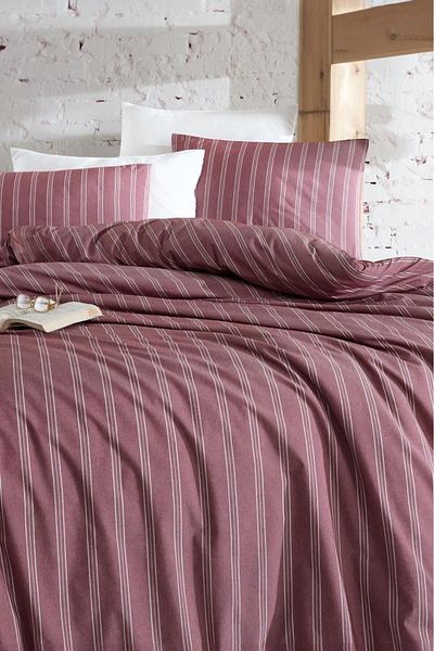 ÇETTEX Organic Linen Single Duvet Cover Set